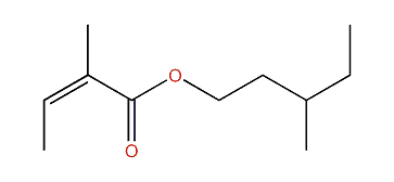 3-Methylpentyl (Z)-2-methyl-2-butenoate